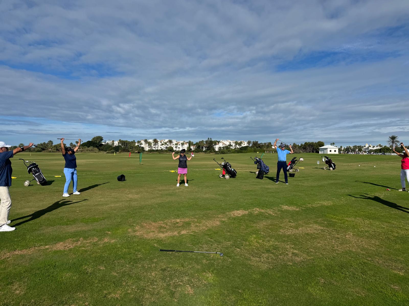 Training auf der Driving Range